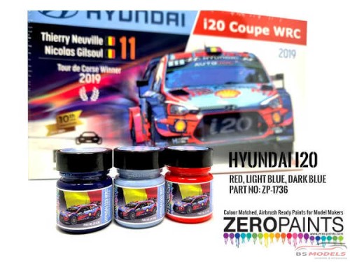 ZP1736 Hyundai i20 WRC Red