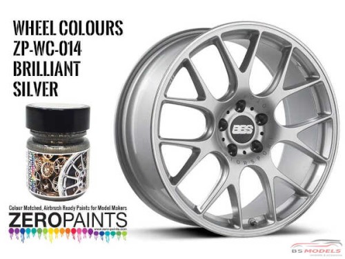 ZPWC014 Wheel colour range - Brillant Silver Paint Material