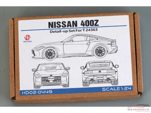 HD020449 Nissan 400Z Detail set for TAM 24363 (PE+resin) Etched metal Accessoires