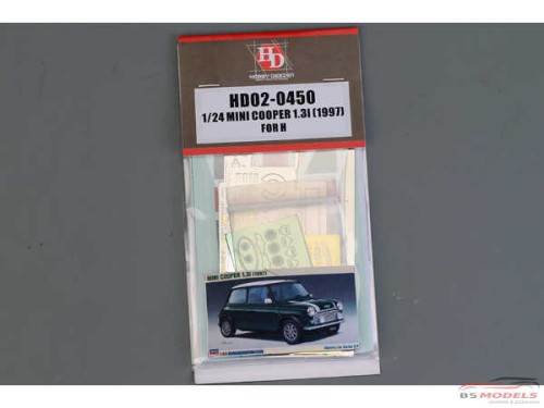HD020450 Mini Cooper 1.3i (1997) for HAS 21154 Etched metal Accessoires