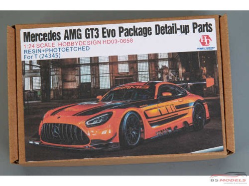 HD030658 Mercedes AMG GT3 EVO Package detail parts for TAM 24345 Etched metal Accessoires
