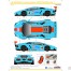 SK24164 LB-Works Lamborghini Aventador Ver. 1  Gulf Waterslide decal Decal