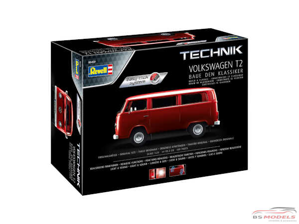 REV00459 Volkswagen T2 - Technik  - Light and sound Plastic Kit