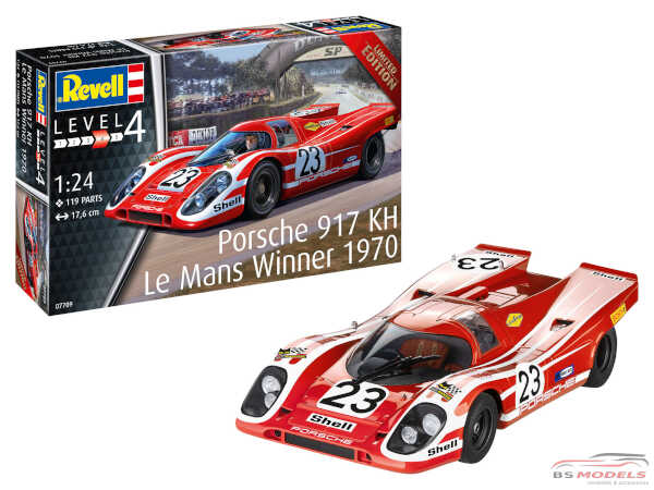 REV07709 Porsche 917K Le Mans winner 1970 Plastic Kit