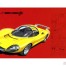 FUJ12363 Ferrari Dino 206 GT Amarillo street car Plastic Kit