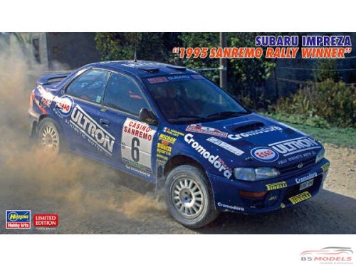 HAS20574 Subaru Impreza WRC 1995 San Remo winner Plastic Kit