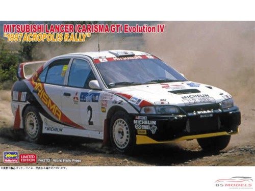 HAS20593 Mitsubishi Lancer EVO IV Acropolis rally 1997 #2 Plastic Kit