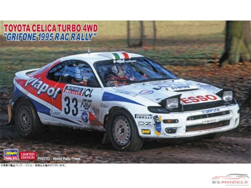 HAS20594 Toyota Celica Turbo 4WD Grifone 1995 RAC Rally #33 Plastic Kit