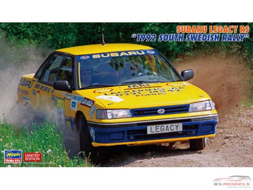 HAS20602 Subaru Legacy RS 1992 South Swedish Rally Plastic Kit