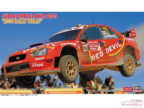 HAS20614 Subaru Impreza WRC 2005 Rally Italia Plastic Kit