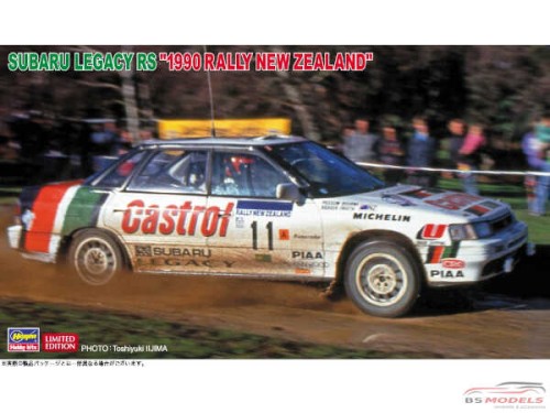 HAS20636 Subaru Lagacy RS Rally New Zealand 1990 Plastic Kit