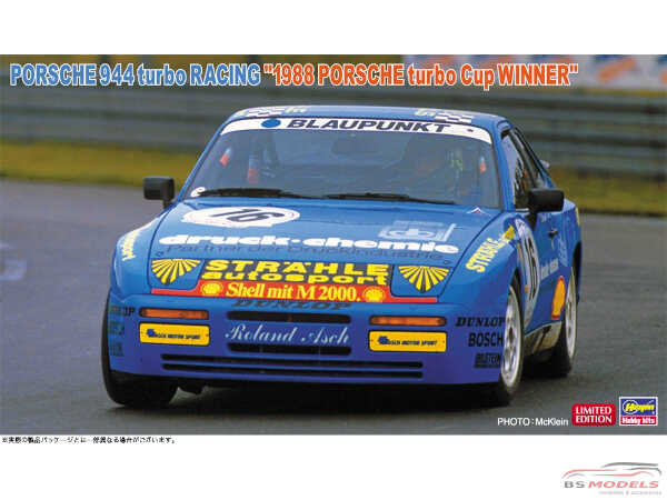 HAS20637 Porsche 944 Turbo 1988 Porsche Cup winner Plastic Kit