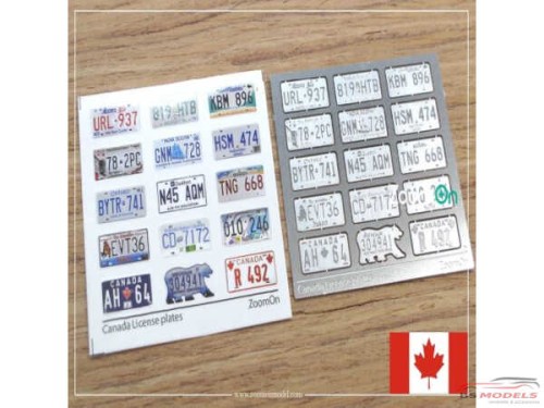 ZD164 Canada license plates Multimedia Accessoires