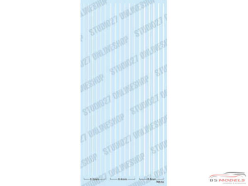 STU27FP0045 Line decal white (0