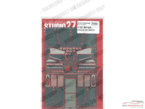 STU27FP20160 Mclaren MP4/6 upgrade parts Etched metal Accessoires
