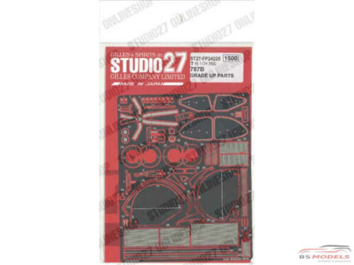 STU27FP24225 Mazda 787B P/E upgrade parts Etched metal Accessoires