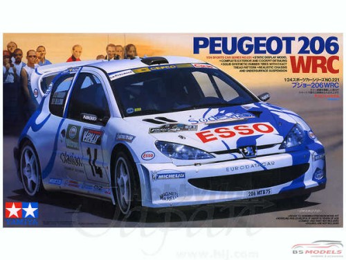TAM24221 Peugeot 206 WRC 1999 Plastic Kit