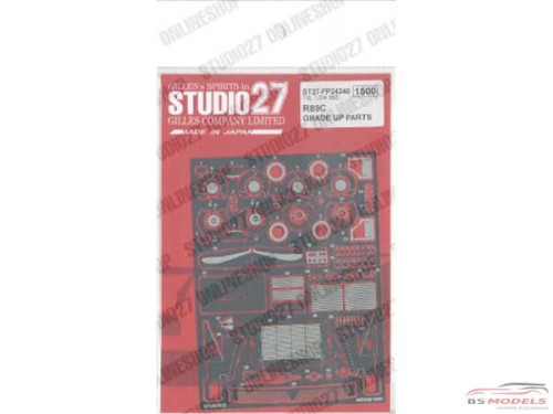 STU27FP24240 Nissan R89C upgrade parts Etched metal Accessoires