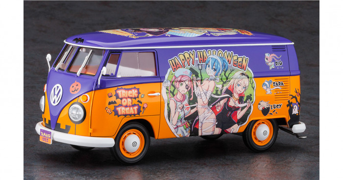 HAS52373 Volkswagen Type 2 Delivery Van  "Egg Girls Happy Halloween" Plastic Kit