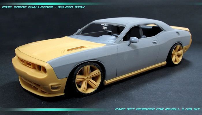 Z051 Dodge Challenger Saleen 570X transkit for Revell Multimedia Accessoires