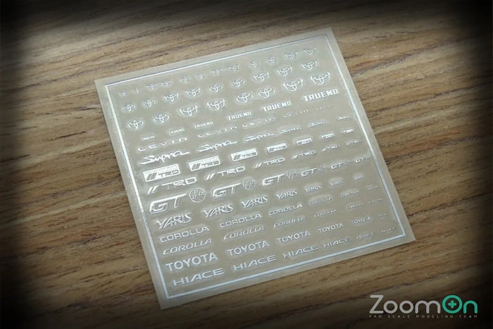 ZD026 Toyota logo sticker Multimedia Accessoires