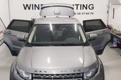 Ramen Blinderen Range Rover Evoque met Suntek HP15
