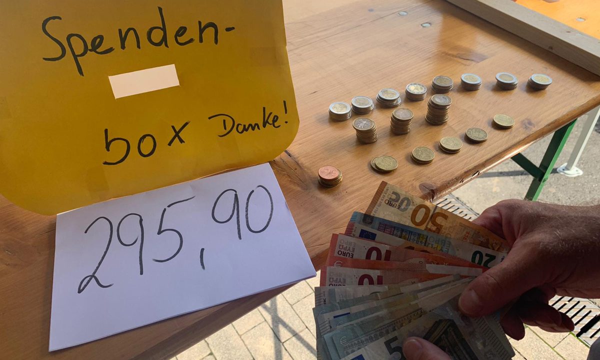 Spendenaktion Grillwurst