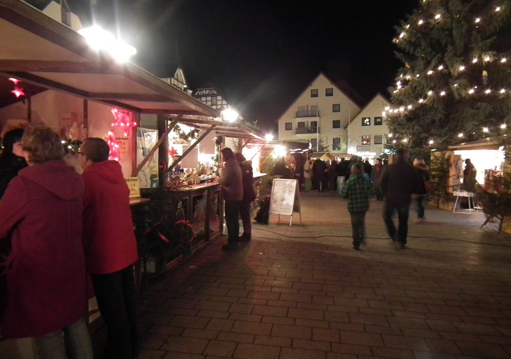 Nikolausmarkt abends