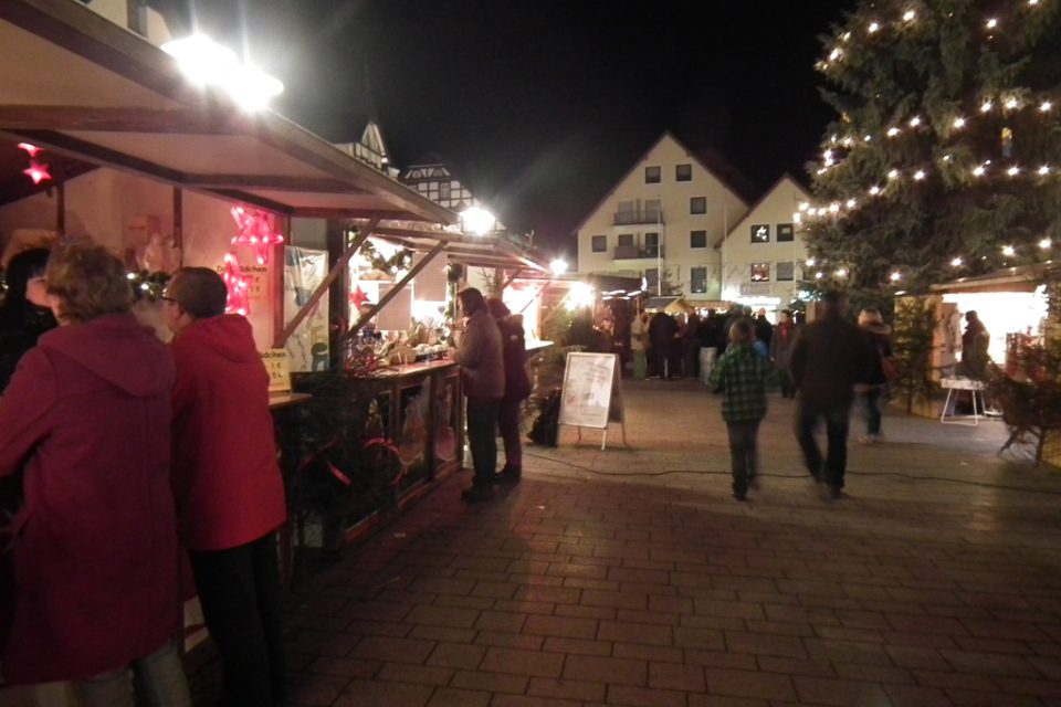 Nikolausmarkt abends