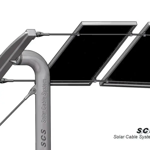 SCS Solar Cable System-Konstruktion