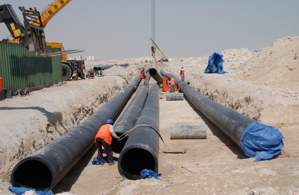 Строительство полиэтиленового газопровода