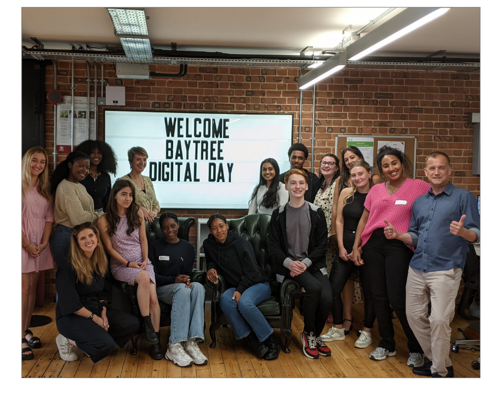 Gathering at "Welcome to Baytree Digital Day"