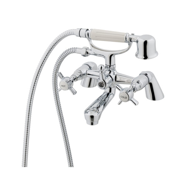 Chrome Haymarket Standard Bath Shower Mixer with Kit