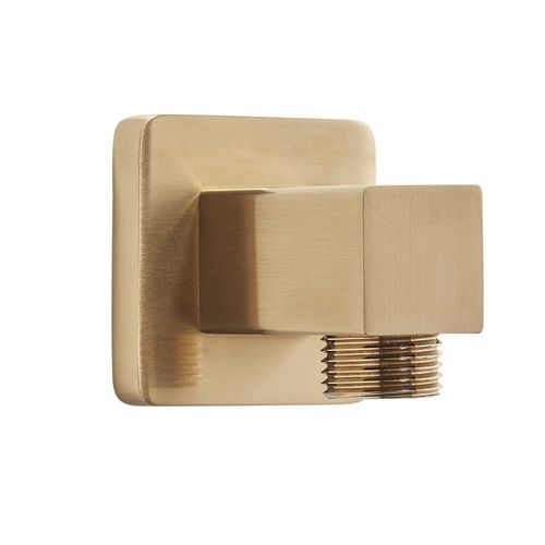 Brass Square Wall Elbow