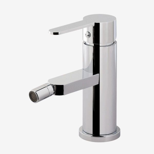 Chrome Prado 800 Bidet Mono tap with Click Waste