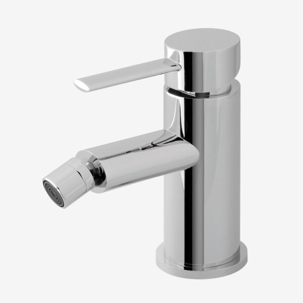 Chrome Cortauld Bidet Mono Tap with Clicker Waste