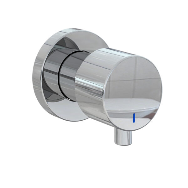 Chrome Meriden 3 Tap Hole Wall Mounted Basin Tap Set