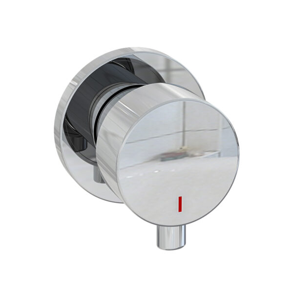 Chrome Meriden 3 Tap Hole Wall Mounted Basin Tap Set