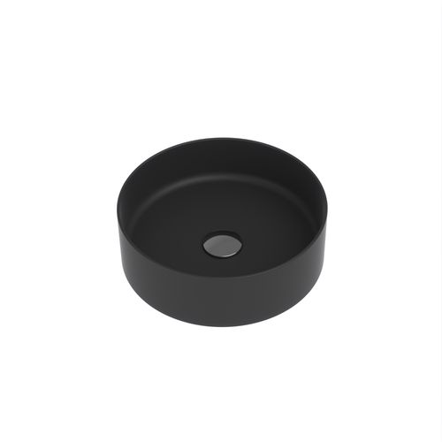 Black arita countertop round basin