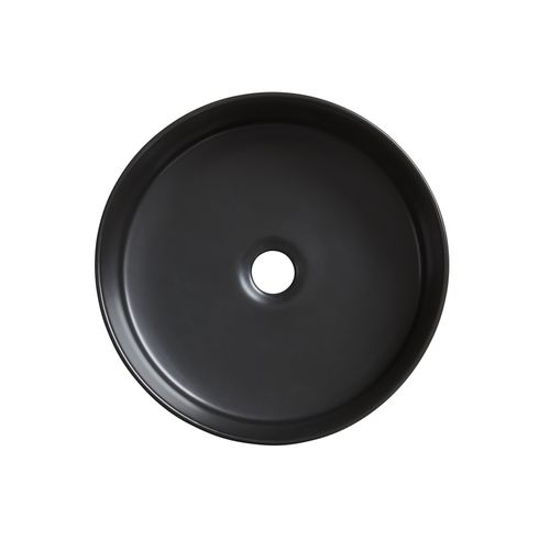 Black arita countertop round basin
