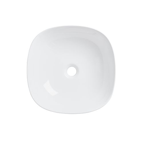 White seto countertop basin ceramic square basin