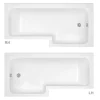 L-Shaped 1700 Complete Bathroom Package