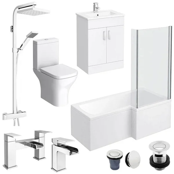 trcbs_l1 L-Shaped 1700 Complete Bathroom Package