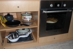 kitchen inventory with oven