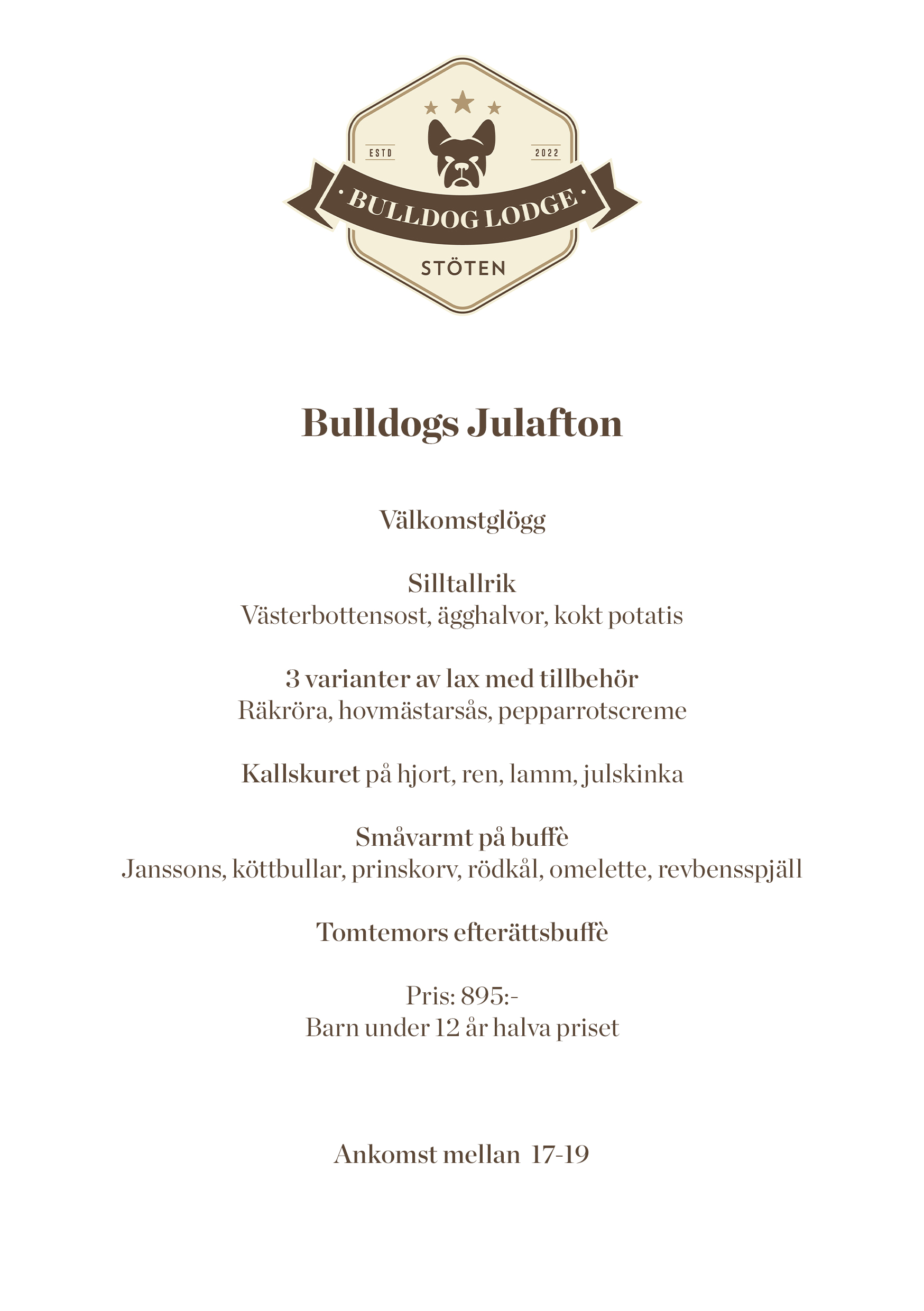 Bulldogs Julafton