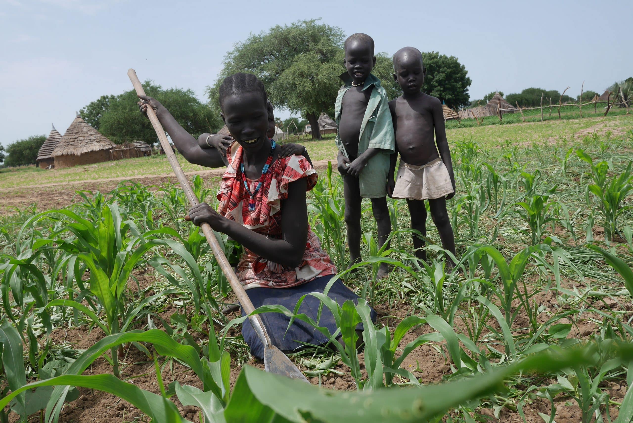 Matsikkerheten er dårlig i mange afrikanske land. Men der det er sult, er det også konflikt. Awut Chok Manuang fra Tonj i Sør-Sudan dyrker jorda i et område preget av både flom og krig.