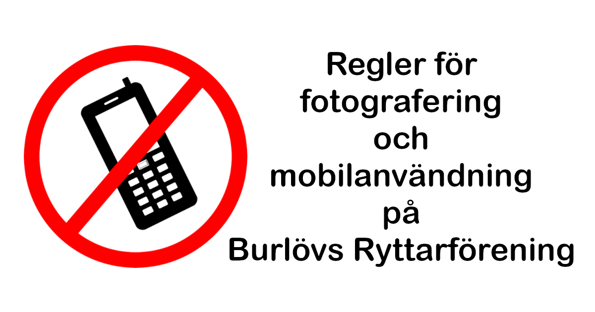 Regler för fotografering och mobilanvändning