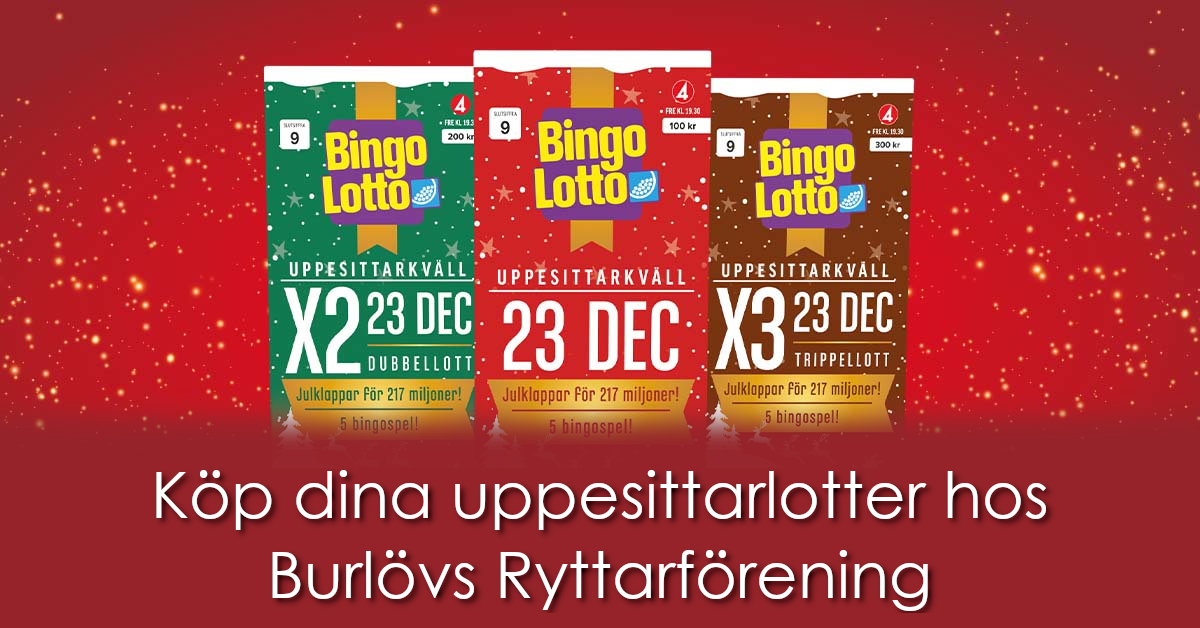 Bingolotto uppesittarkväll 23 december