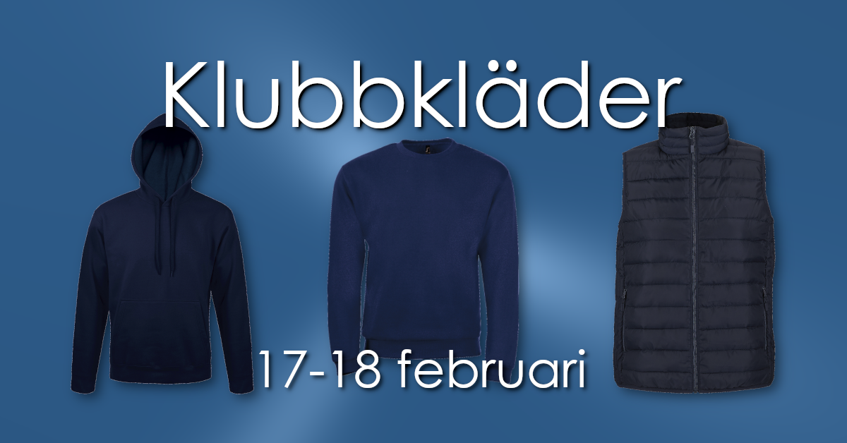 Klubbkläder 17-18 februari