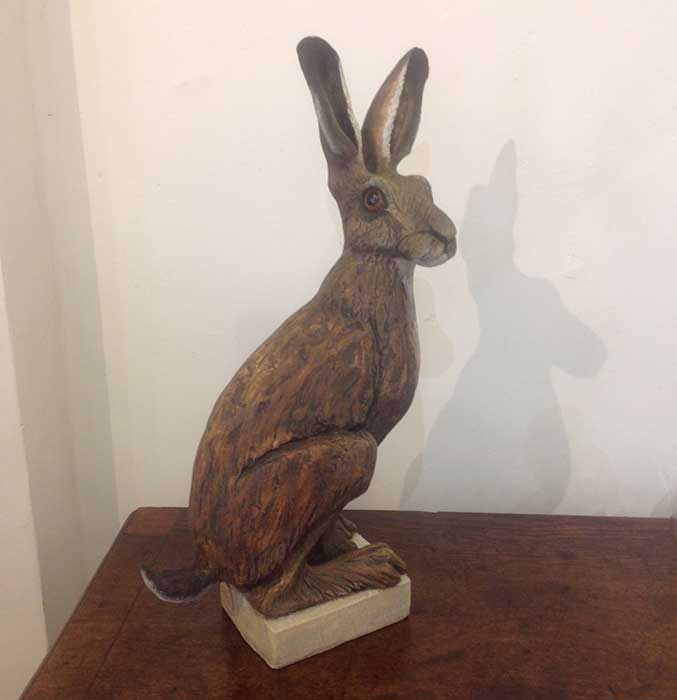 Hare, Burfields Antiques and Art, Isle of Wight